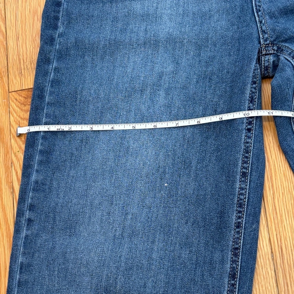 Oat New York Dark Blue Wide Leg Jeans. CLOUD LUX Denim. - Picture 10 of 12